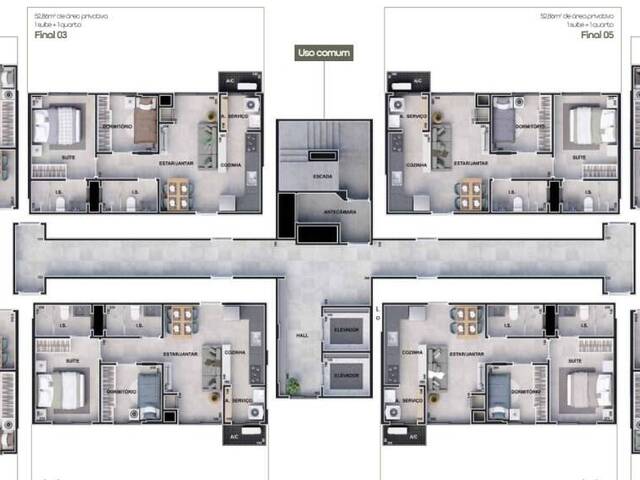 #176 - Apartamento para Venda em Cascavel - PR - 3