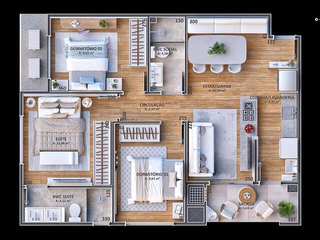 Apartamento para Venda em Cascavel - 3
